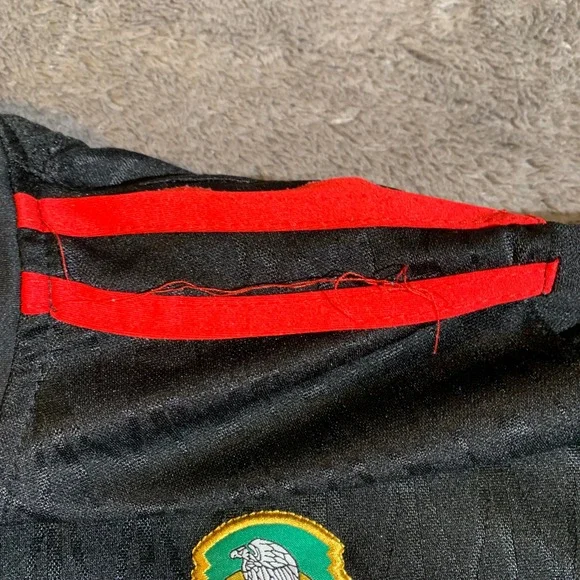 Gool Juvenil Mexico National Team Soccer Jersey Kids Black Green Red El Tri - Picture 6 of 9